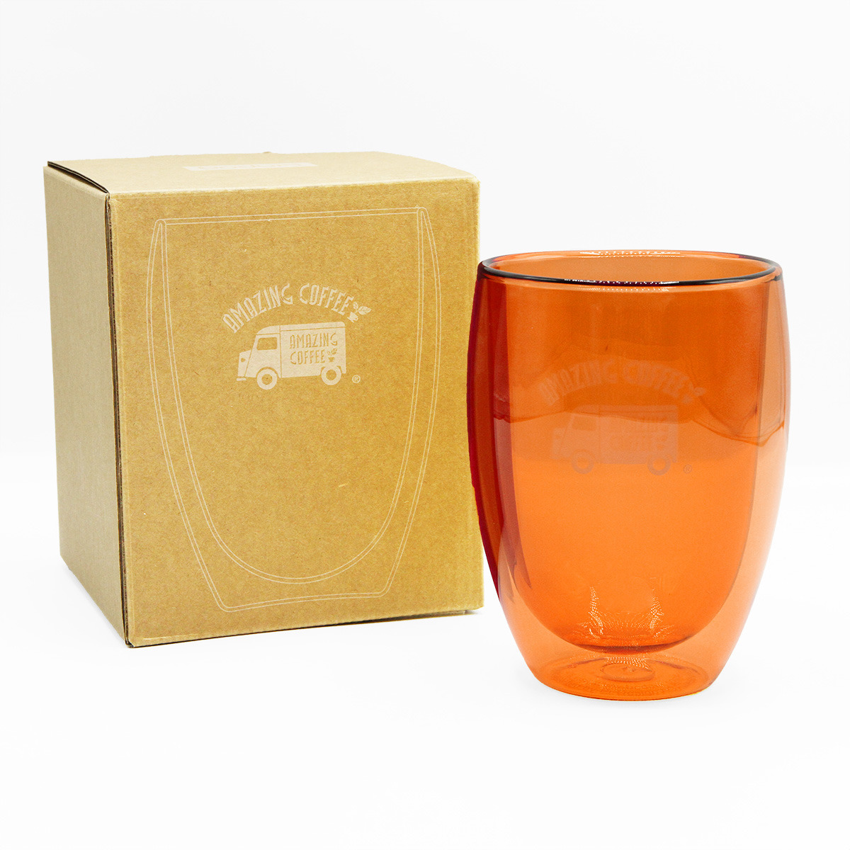 BODUM® × AMAZING COFFEEカラーダブルウォールグラス